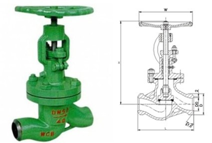 真空焊接截止閥 型號：NKJ61H